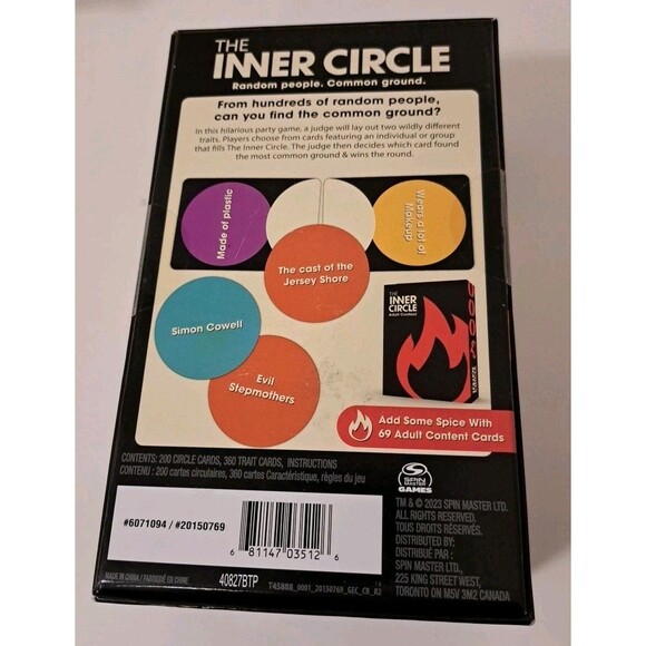 The Inner Circle Game By Spin Master New In Box Sealed - Picture 4 of 6